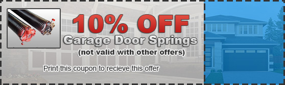 Garage Door Spring Repair Coupon